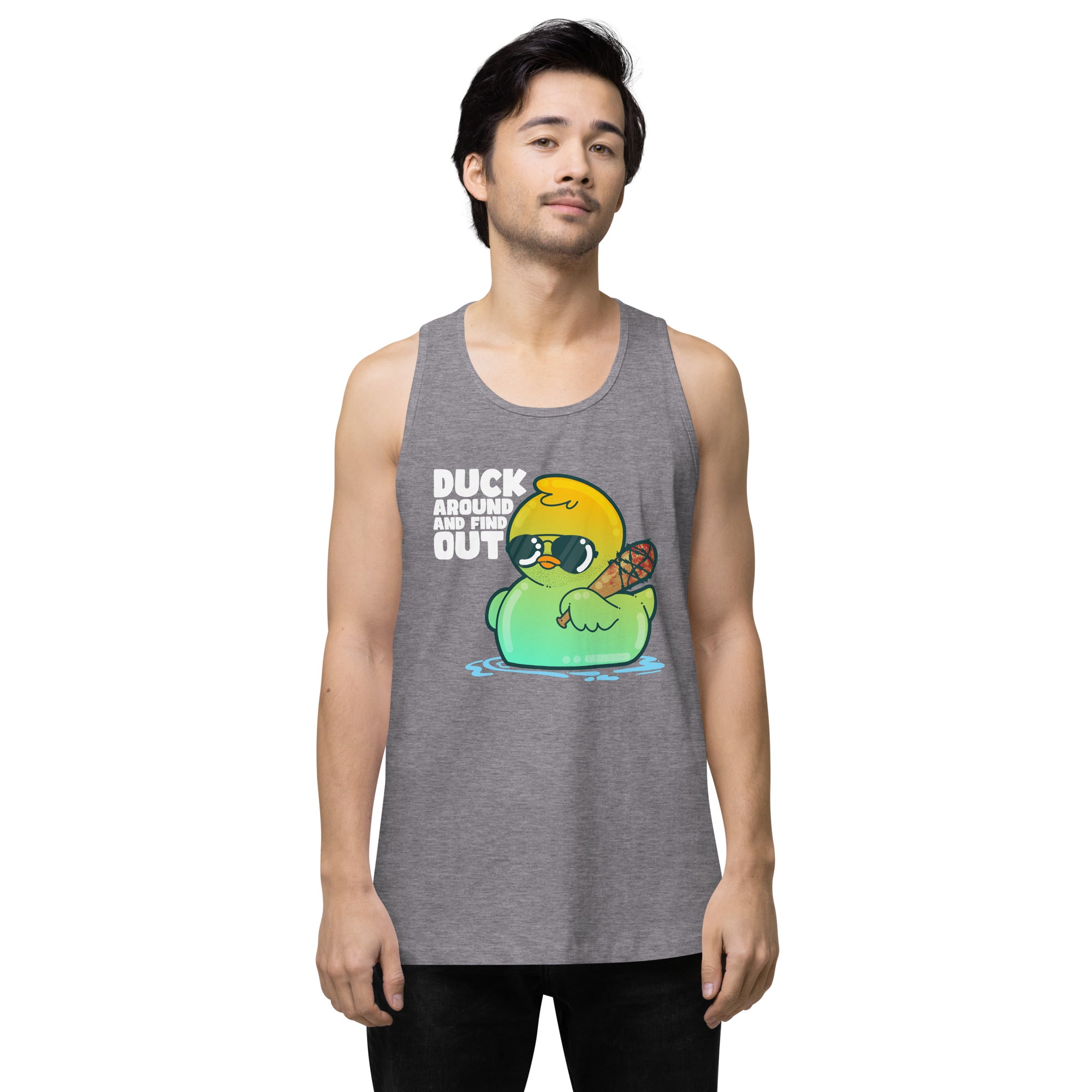 DUCK AROUND AND FIND OUT - Modded Premium Tank Top - ChubbleGumLLC