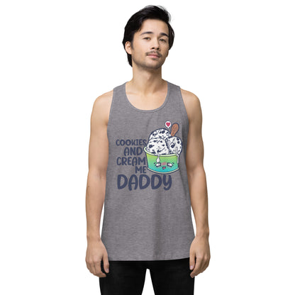 COOKIES AND CREAM ME DADDY - Tank Top - ChubbleGumLLC