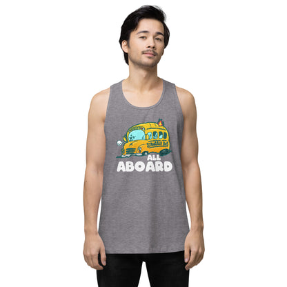 ALL ABOARD THE STRUGGLE BUS - Modified Premium Tank Top - ChubbleGumLLC