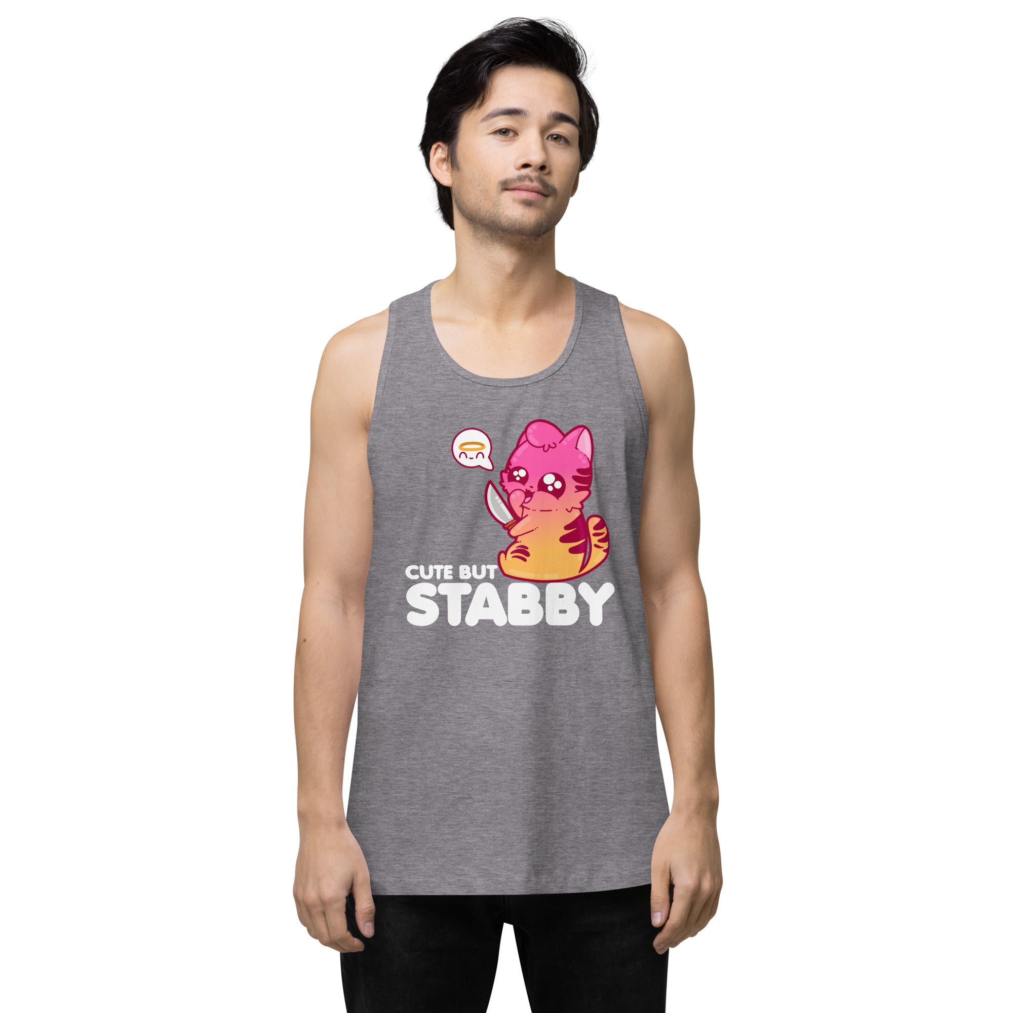 CUTE BUT STABBY - Modified Premium Tank Top - ChubbleGumLLC