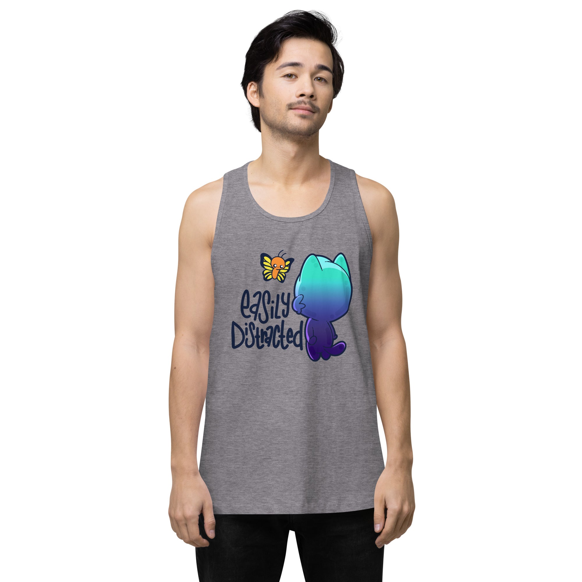 EASILY DISTRACTED - Premium Tank Top