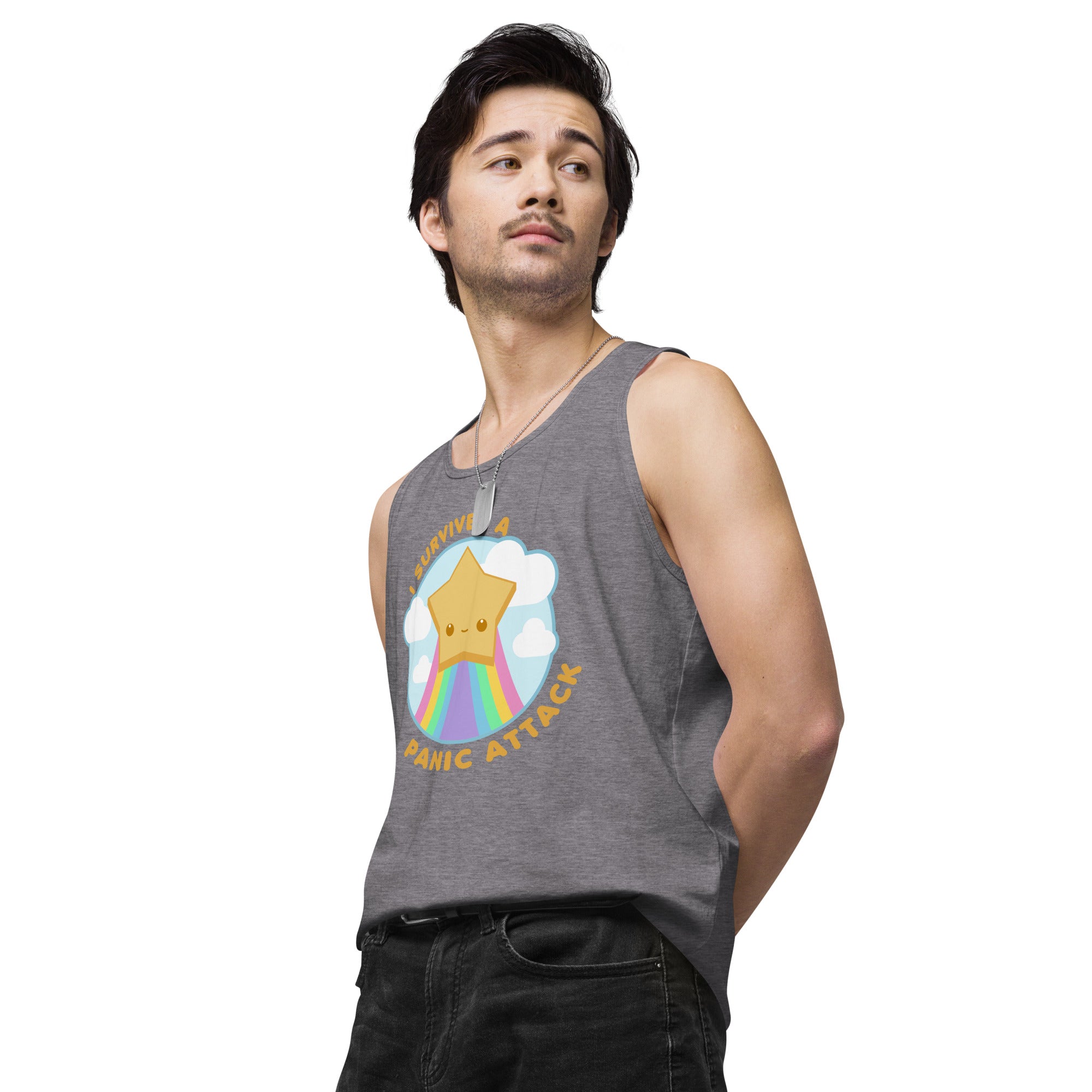 I SURVIVED A PANIC ATTACK - Premium Tank Top - ChubbleGumLLC