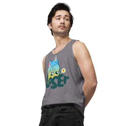 LOSER - Premium Tank Top - ChubbleGumLLC