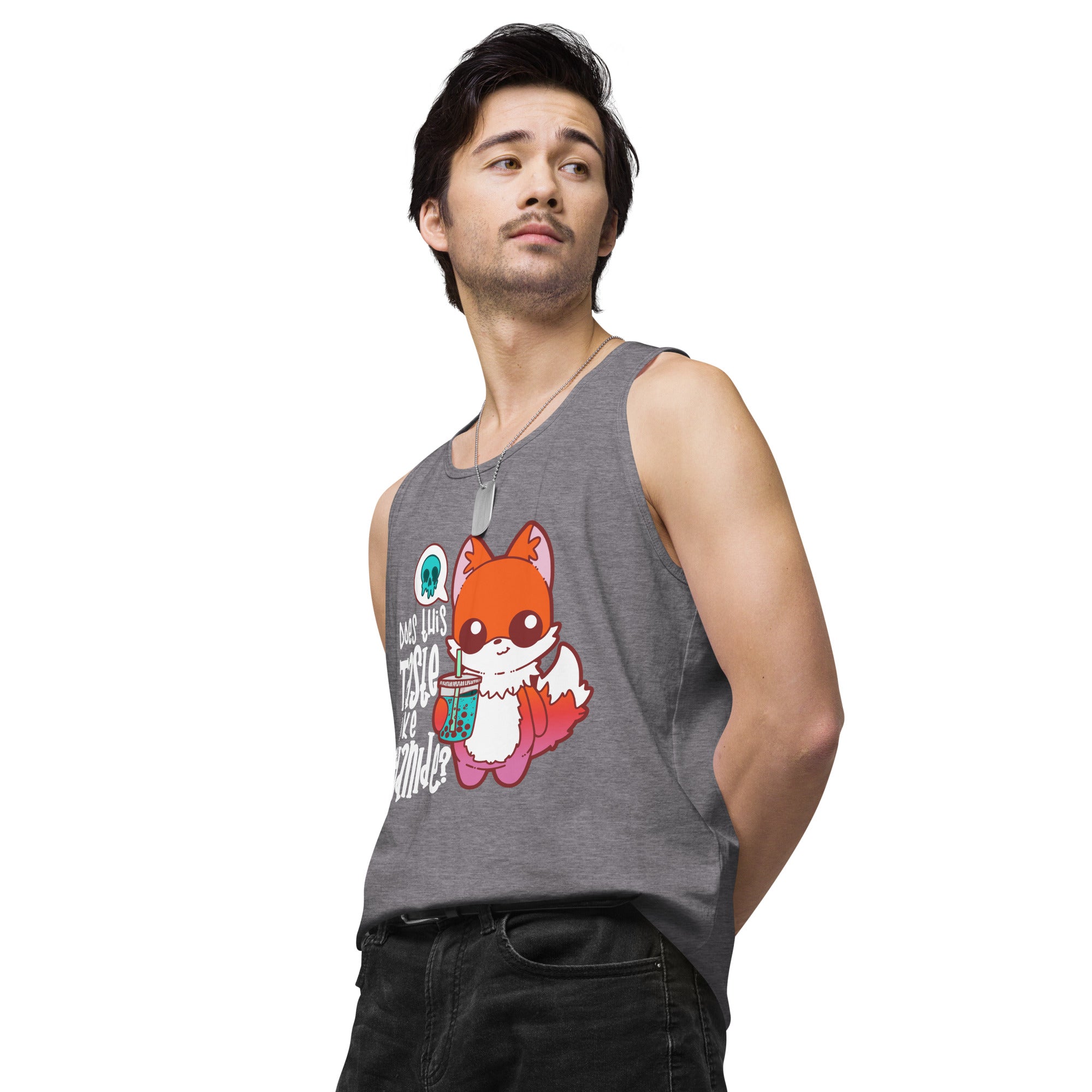 DOES THIS TASTE LIKE CYANIDE - Modded Premium Tank Top - ChubbleGumLLC