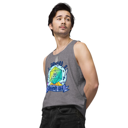 I SURVIVED A CRITICAL HIT - Tank Top - ChubbleGumLLC