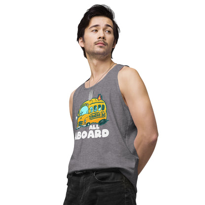 ALL ABOARD THE STRUGGLE BUS - Modified Premium Tank Top - ChubbleGumLLC