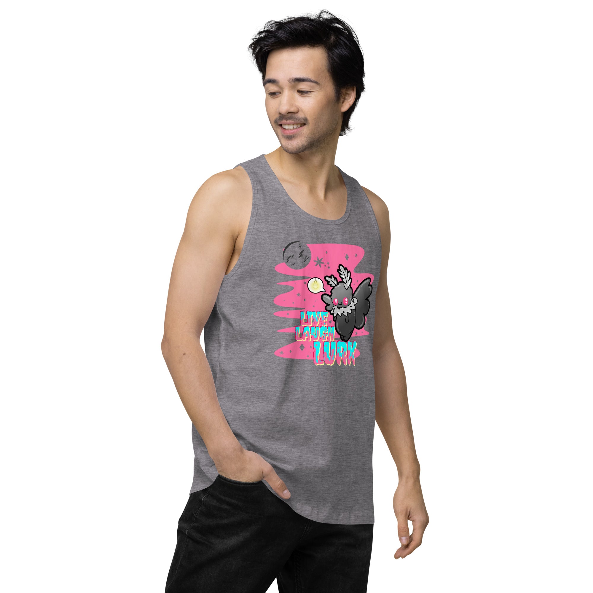 LIVE LAUGH LURK - Premium Tank Top - ChubbleGumLLC