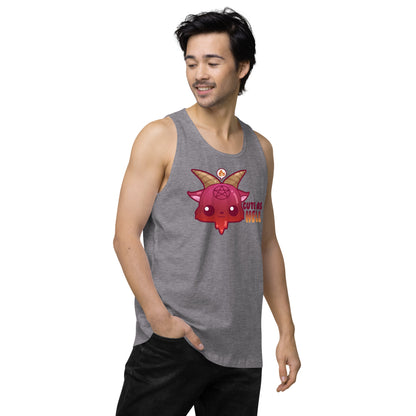 CUTE AS HELL - Premium Tank Top - ChubbleGumLLC