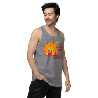 UP YOUR BUTT AND AROUND THE CORNER - Premium Tank Top - ChubbleGumLLC