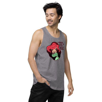 I WANNA BE WHERE THE PEOPLE ARENT - Premium Tank Top - ChubbleGumLLC