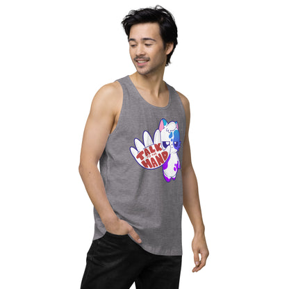 TALK TO THE HAND - Premium Tank Top - ChubbleGumLLC