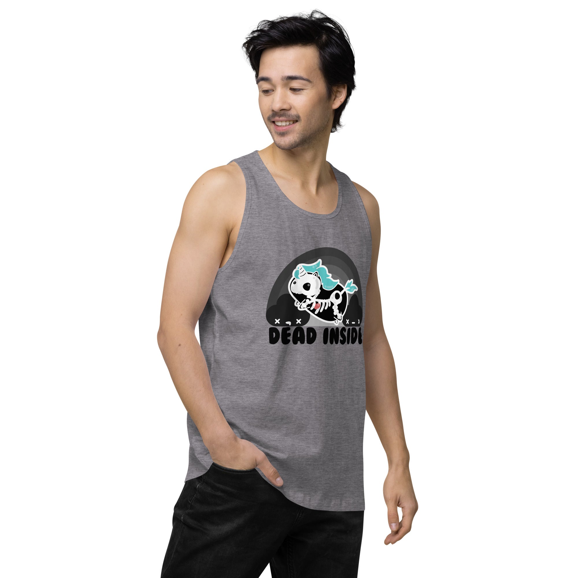 DEAD INSIDE - Premium Tank Top - ChubbleGumLLC