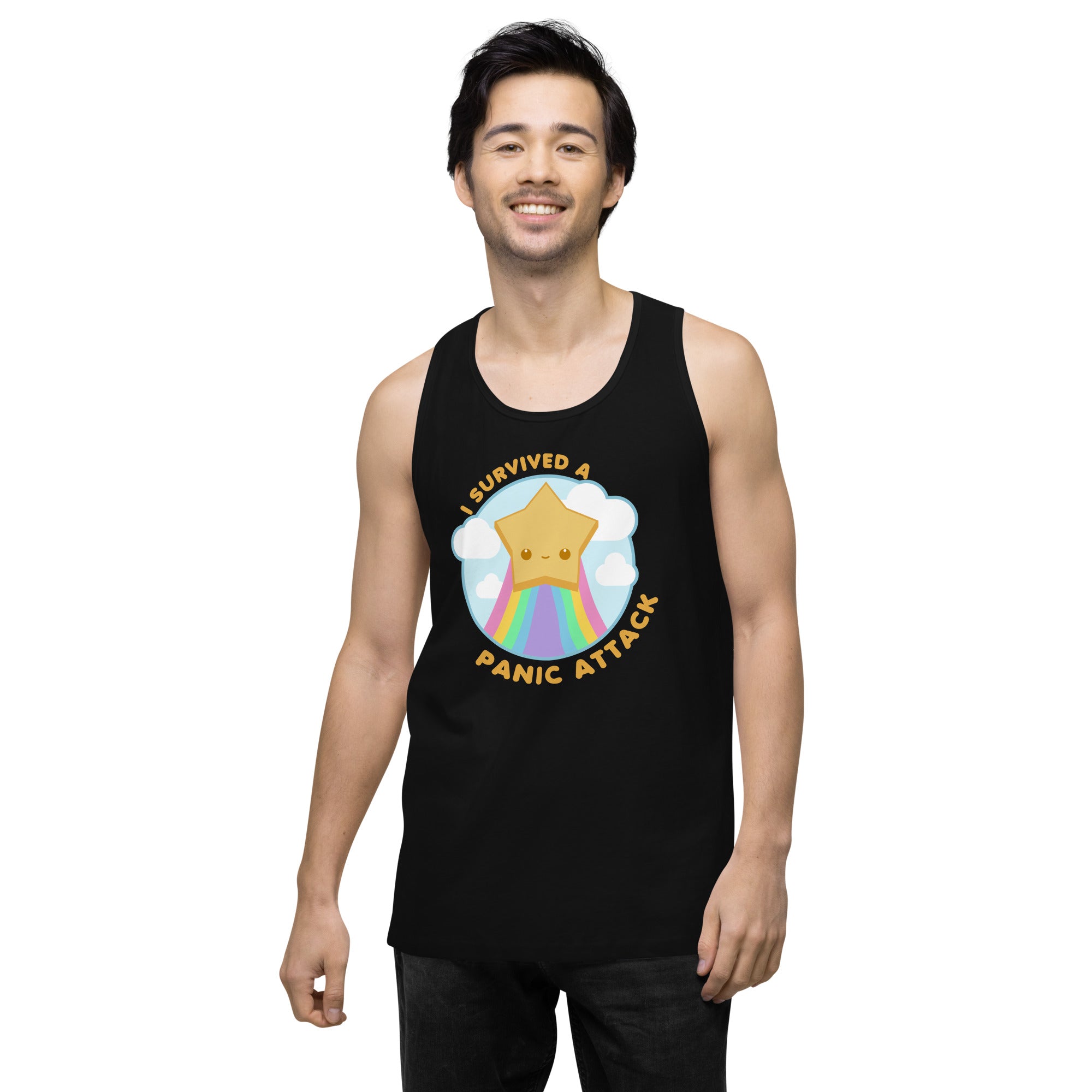 I SURVIVED A PANIC ATTACK - Premium Tank Top - ChubbleGumLLC