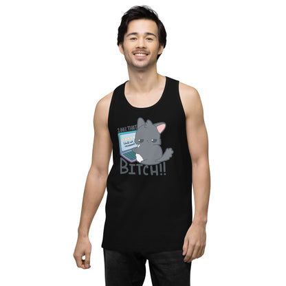 100 % THAT BITCH - Premium Tank Top - ChubbleGumLLC