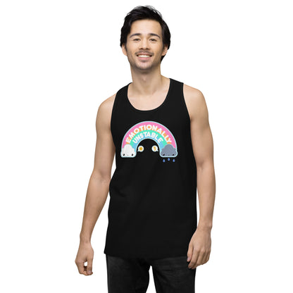 EMOTIONALLY UNSTABLE - Premium Tank Top - ChubbleGumLLC