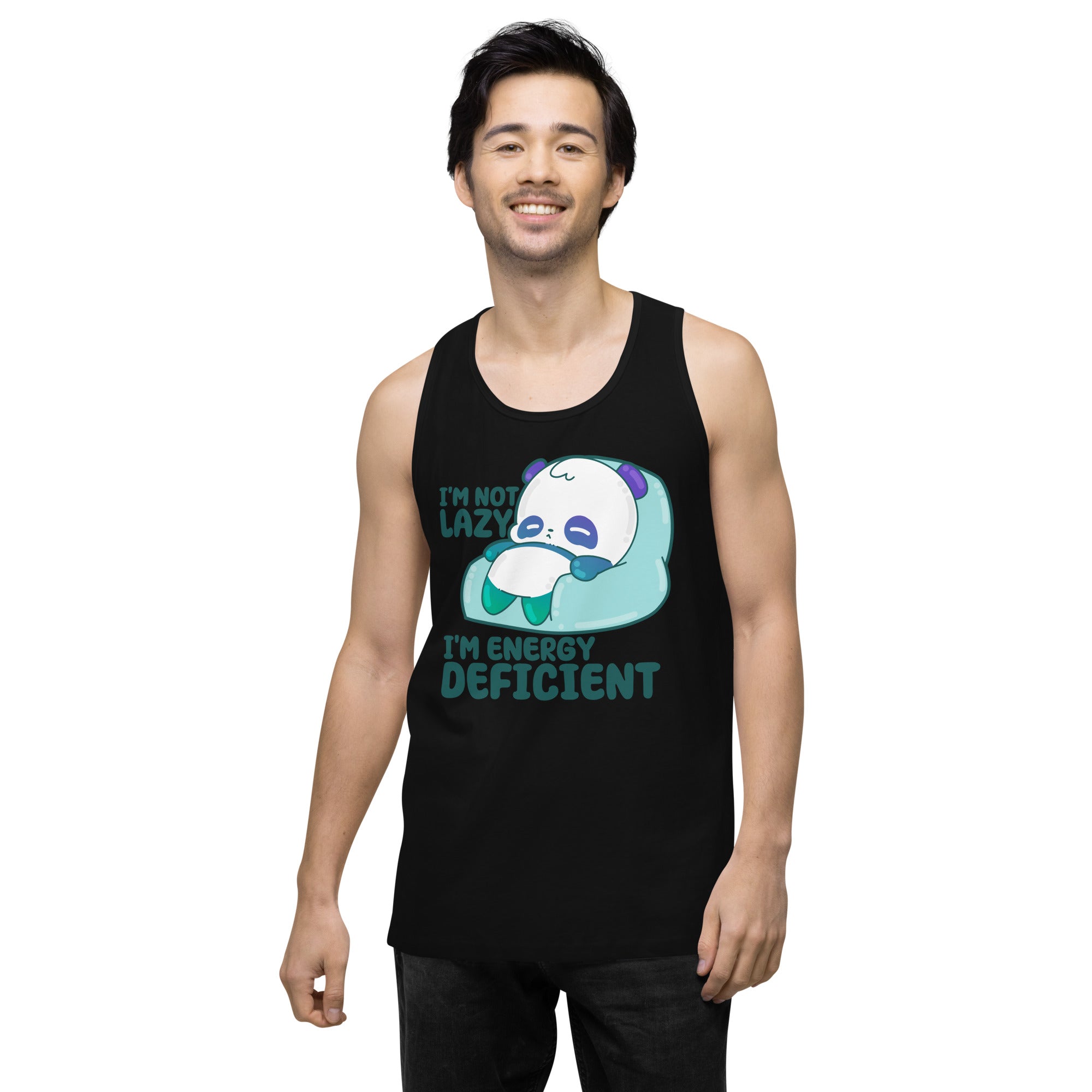 IM NOT LAZY - Premium Tank Top - ChubbleGumLLC