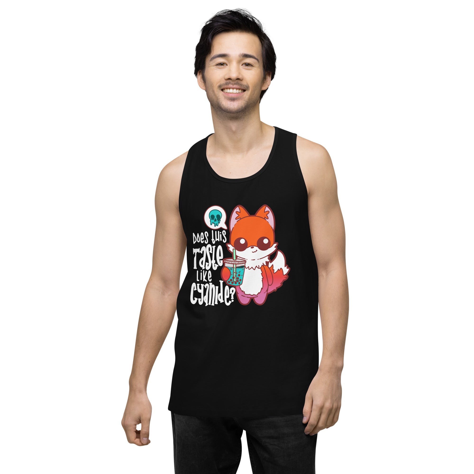 DOES THIS TASTE LIKE CYANIDE - Modded Premium Tank Top - ChubbleGumLLC