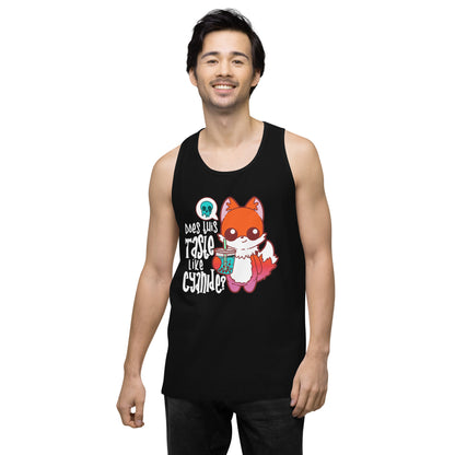 DOES THIS TASTE LIKE CYANIDE - Modded Premium Tank Top - ChubbleGumLLC