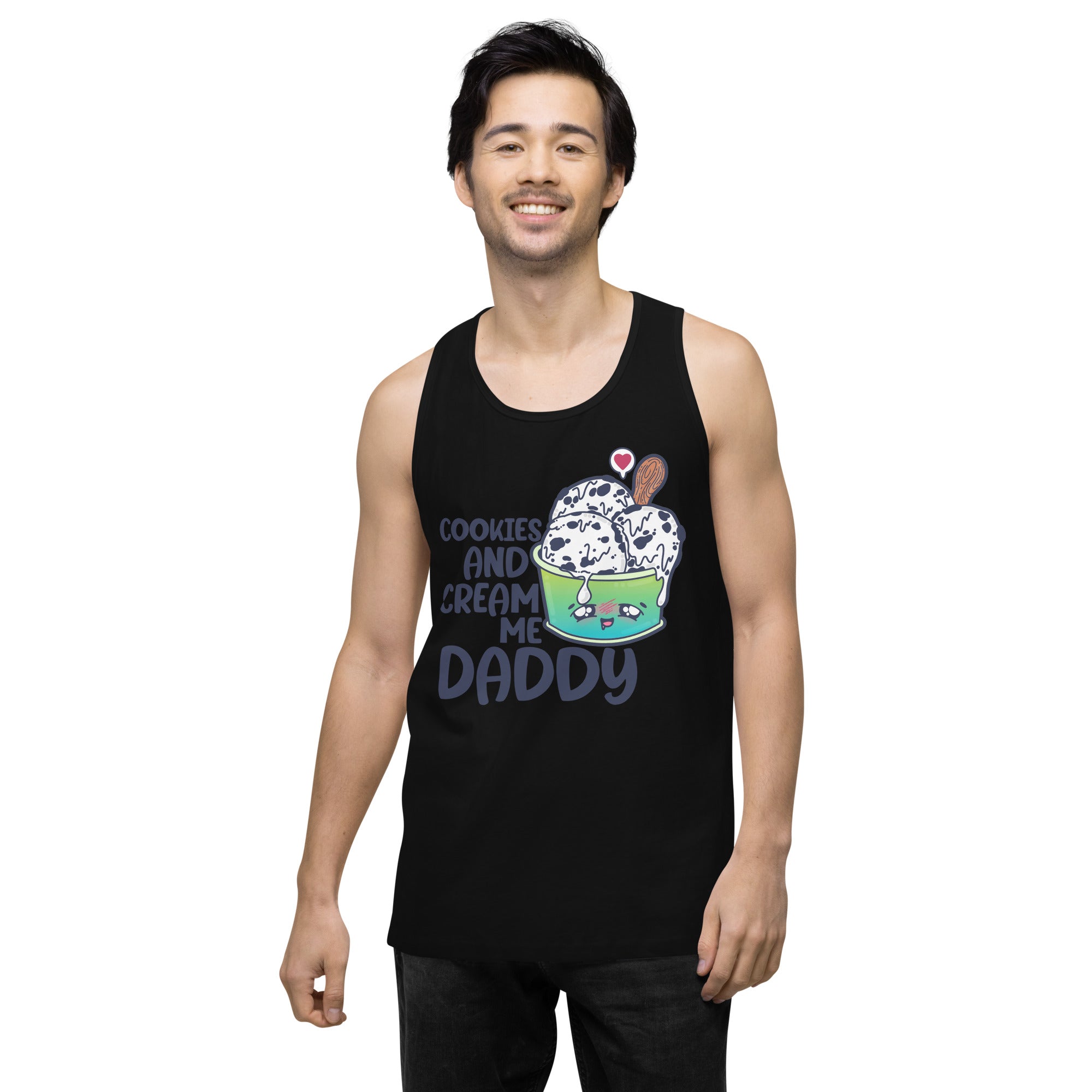 COOKIES AND CREAM ME DADDY - Tank Top - ChubbleGumLLC