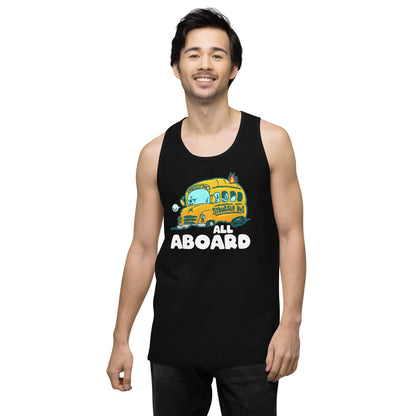 ALL ABOARD THE STRUGGLE BUS - Modified Premium Tank Top - ChubbleGumLLC