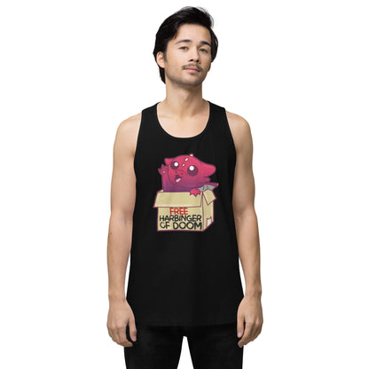 FREE HARBINGER OF DOOM - Premium Tank Top - ChubbleGumLLC