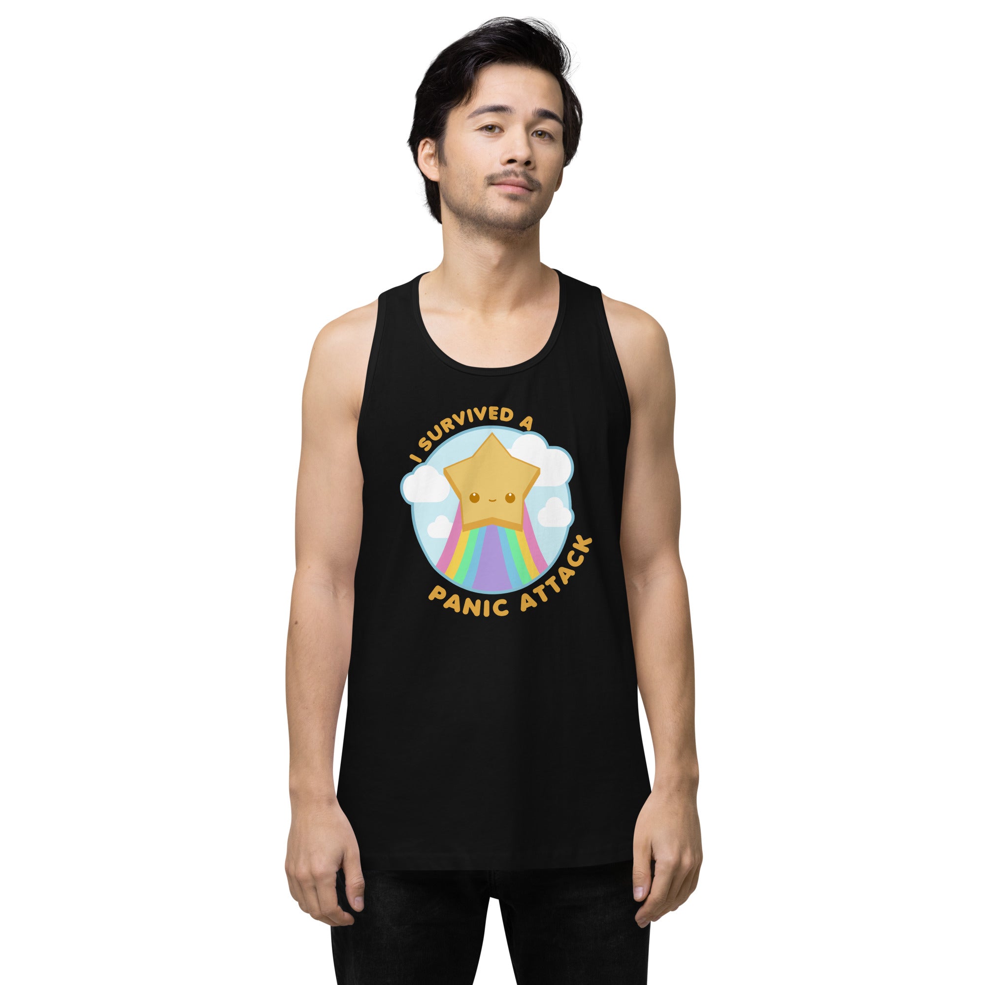 I SURVIVED A PANIC ATTACK - Premium Tank Top - ChubbleGumLLC