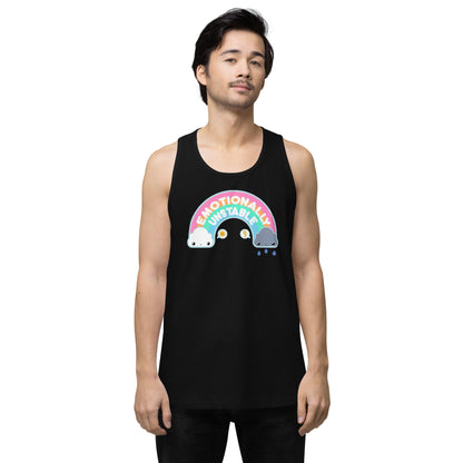 EMOTIONALLY UNSTABLE - Premium Tank Top - ChubbleGumLLC