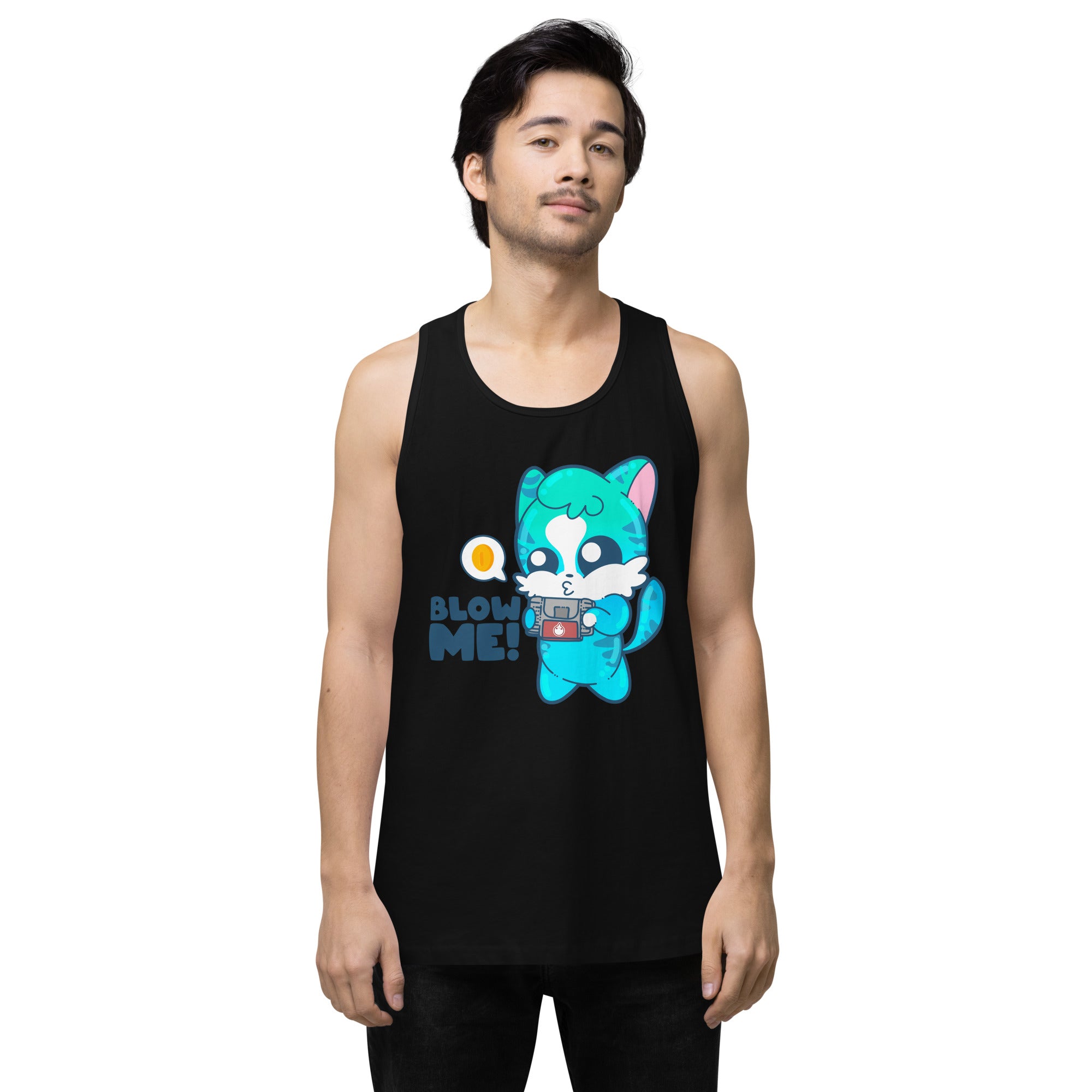 BLOW ME - Premium Tank Top - ChubbleGumLLC