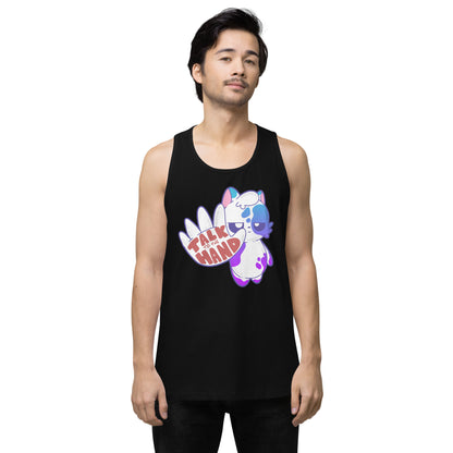 TALK TO THE HAND - Premium Tank Top - ChubbleGumLLC