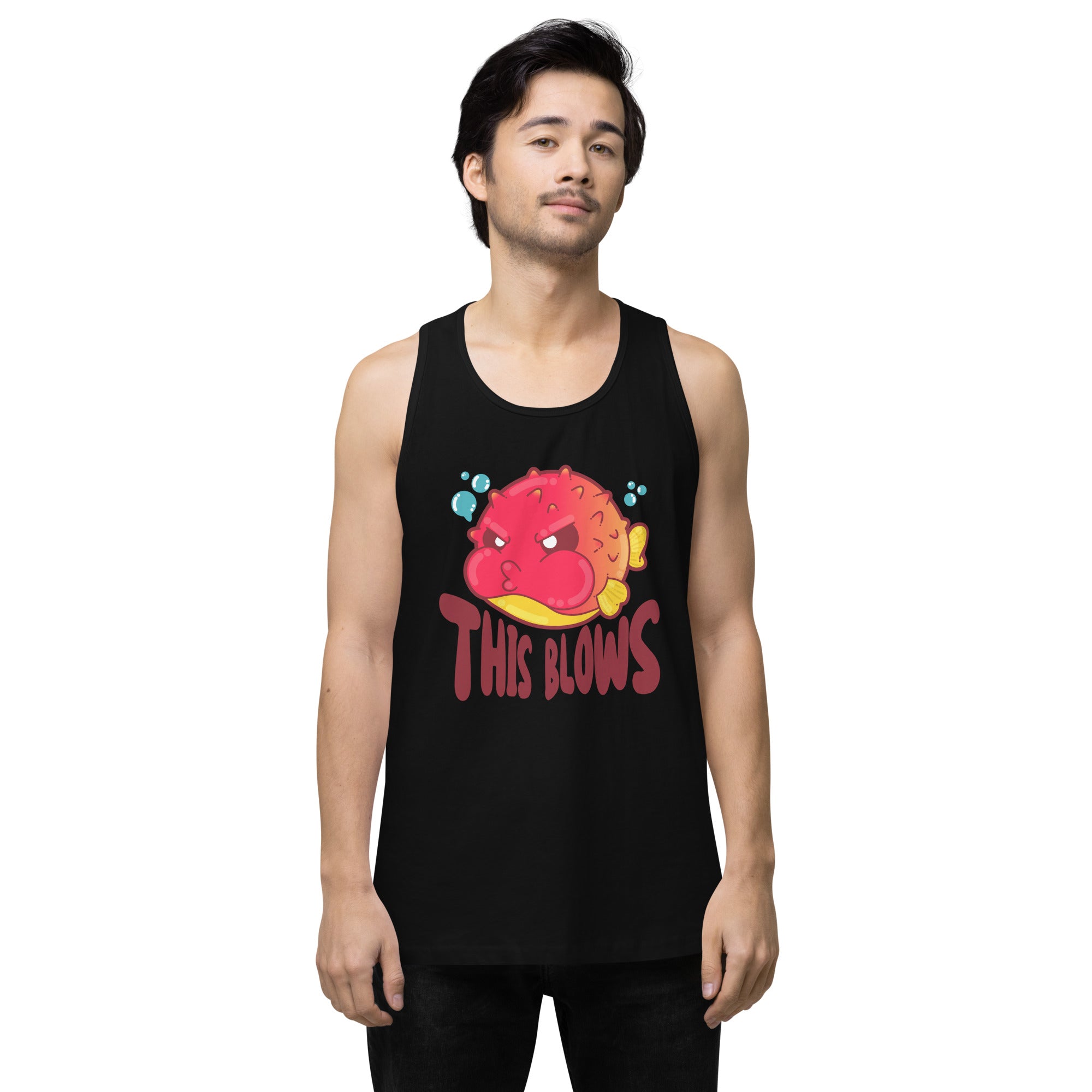 THIS BLOWS - Premium Tank Top - ChubbleGumLLC