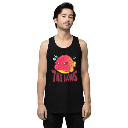 THIS BLOWS - Premium Tank Top - ChubbleGumLLC