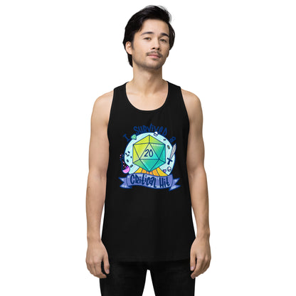 I SURVIVED A CRITICAL HIT - Tank Top - ChubbleGumLLC