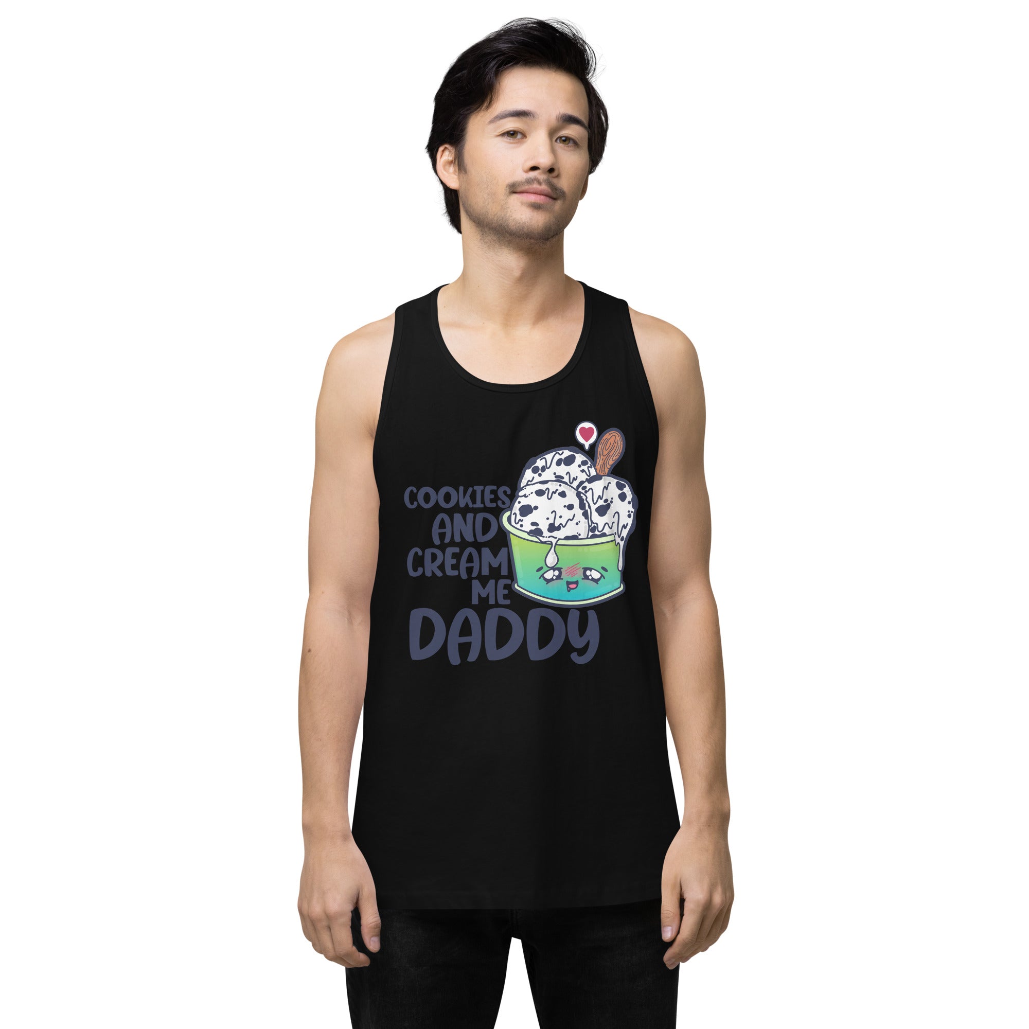 COOKIES AND CREAM ME DADDY - Tank Top - ChubbleGumLLC