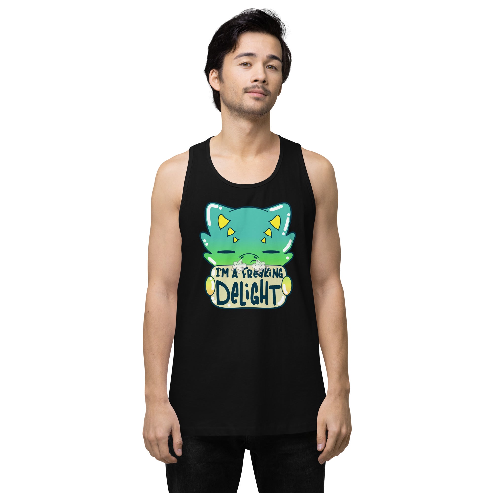 I AM A FREAKING DELIGHT - Tank - ChubbleGumLLC