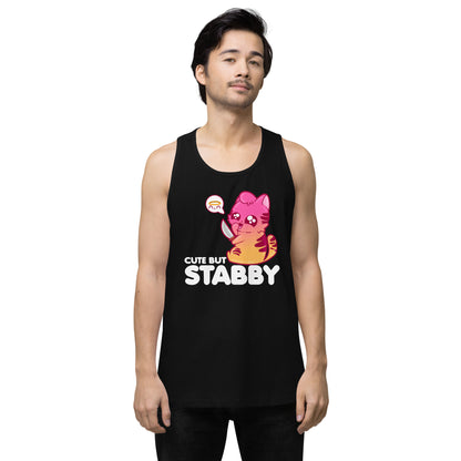 CUTE BUT STABBY - Modified Premium Tank Top - ChubbleGumLLC