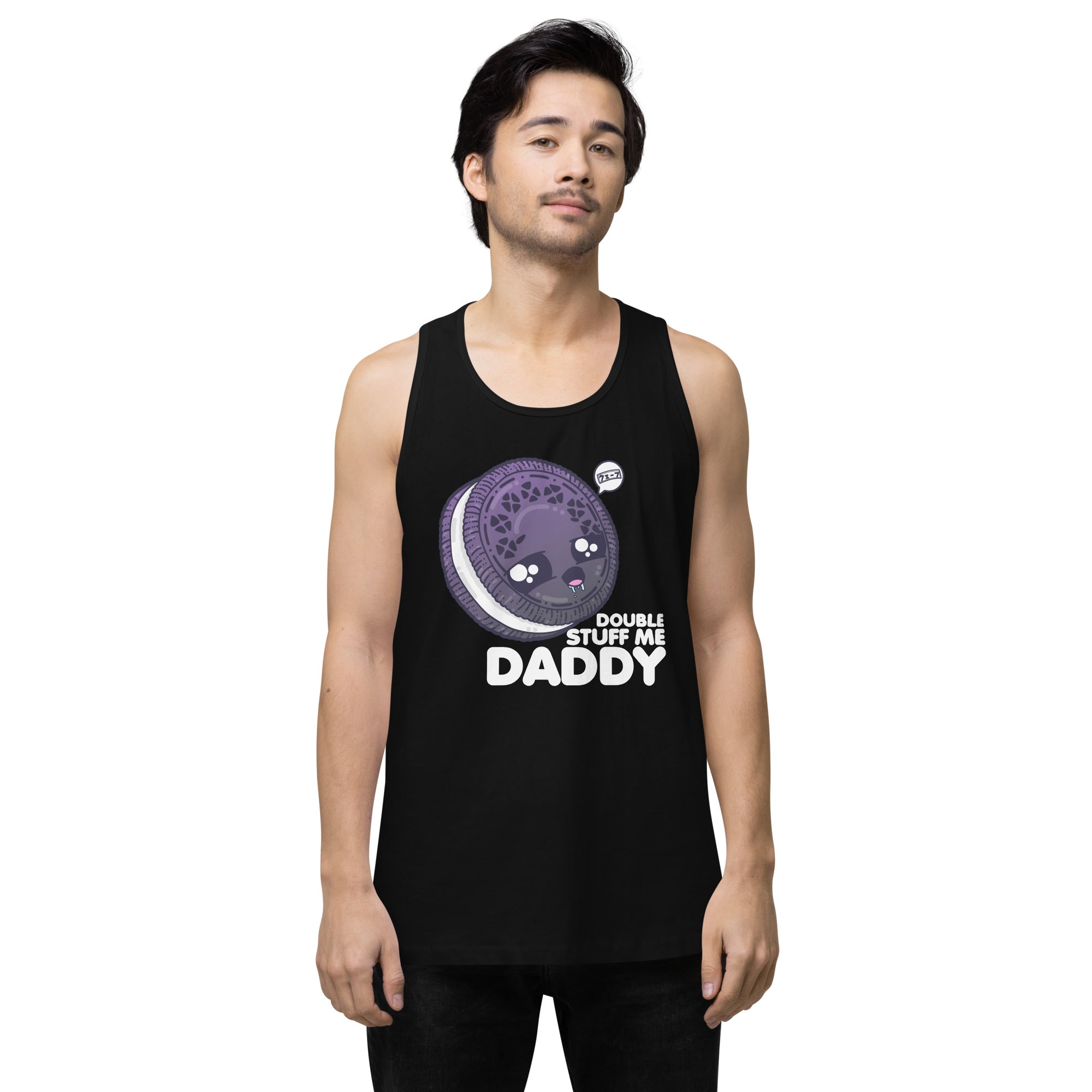 DOUBLE STUFF ME DADDY - Tank Top - ChubbleGumLLC