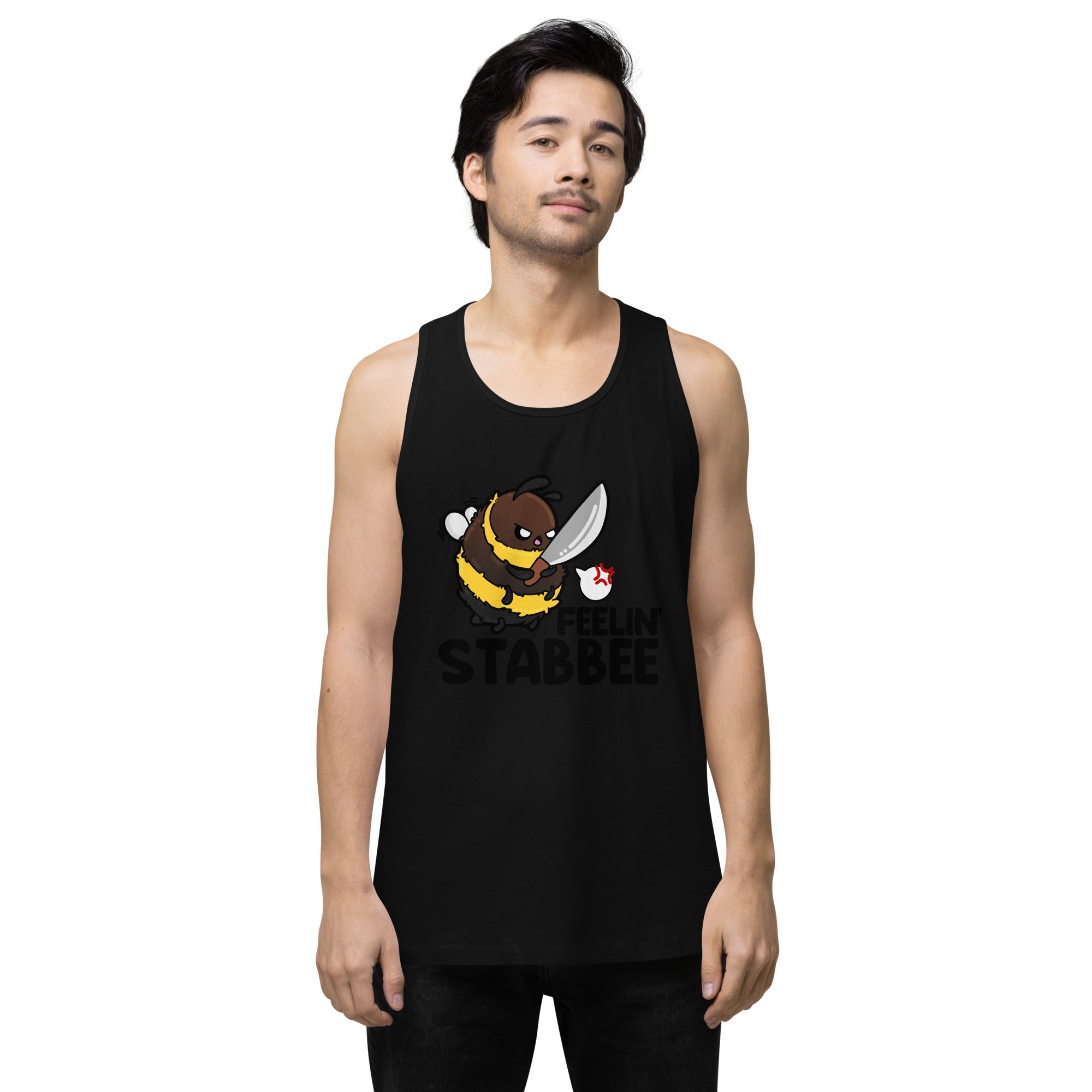 FEELIN STABBEE - Premium Tank Top - ChubbleGumLLC