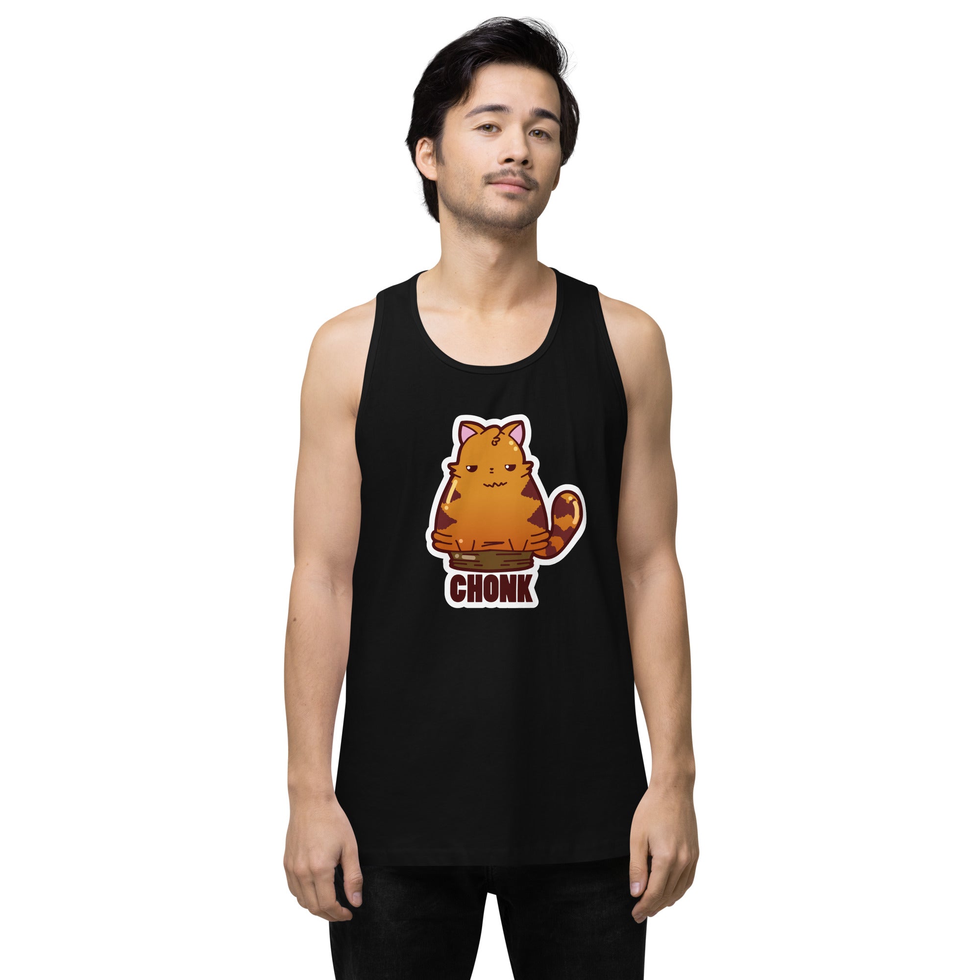 CHONK - Premium Tank Top - ChubbleGumLLC