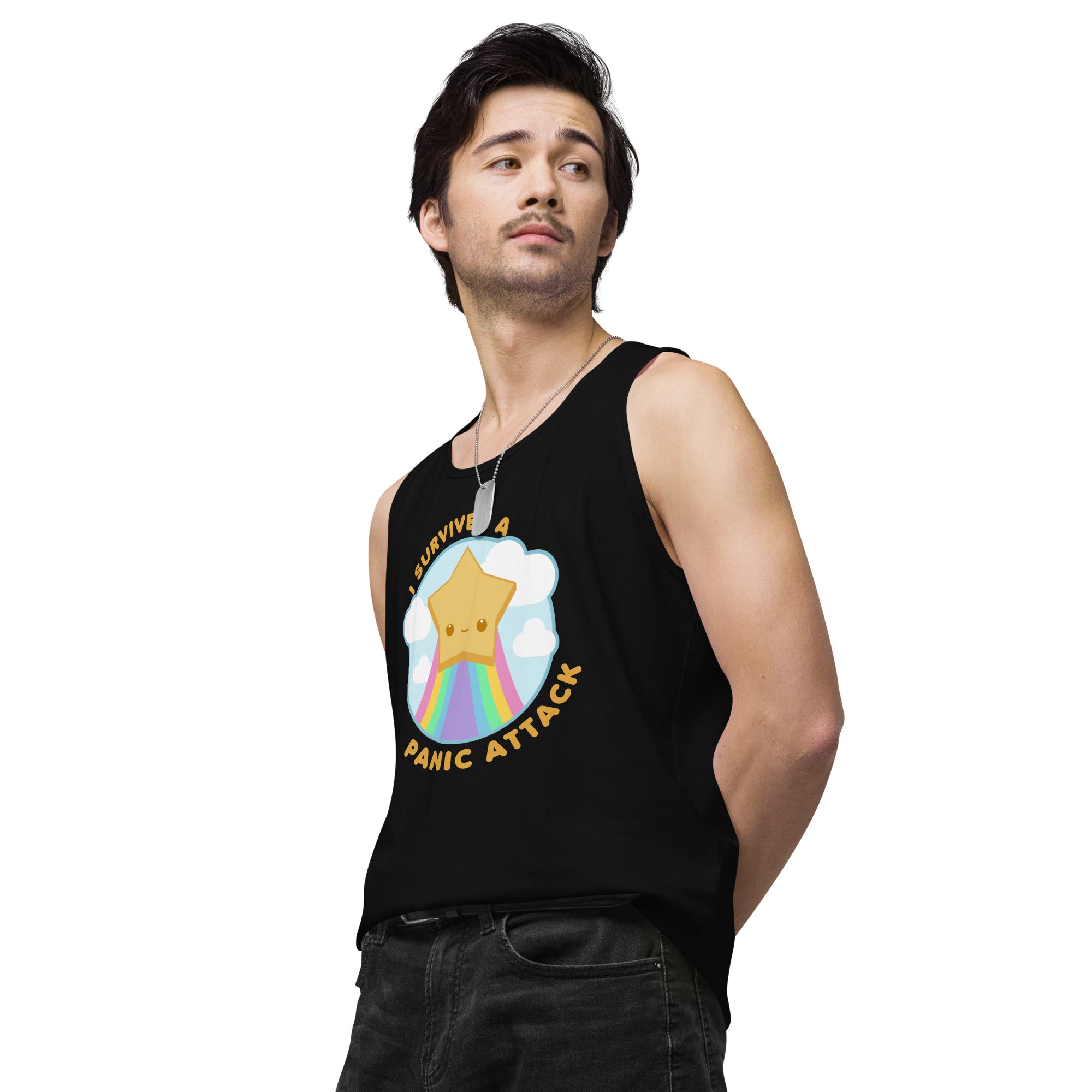 I SURVIVED A PANIC ATTACK - Premium Tank Top - ChubbleGumLLC