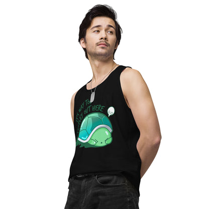 WAY TOO PEOPLEY - Premium Tank Top - ChubbleGumLLC