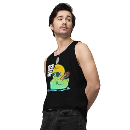 DUCK AROUND AND FIND OUT - Modded Premium Tank Top - ChubbleGumLLC