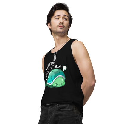 WAY TOO PEOPLEY - Modded Premium Tank Top - ChubbleGumLLC