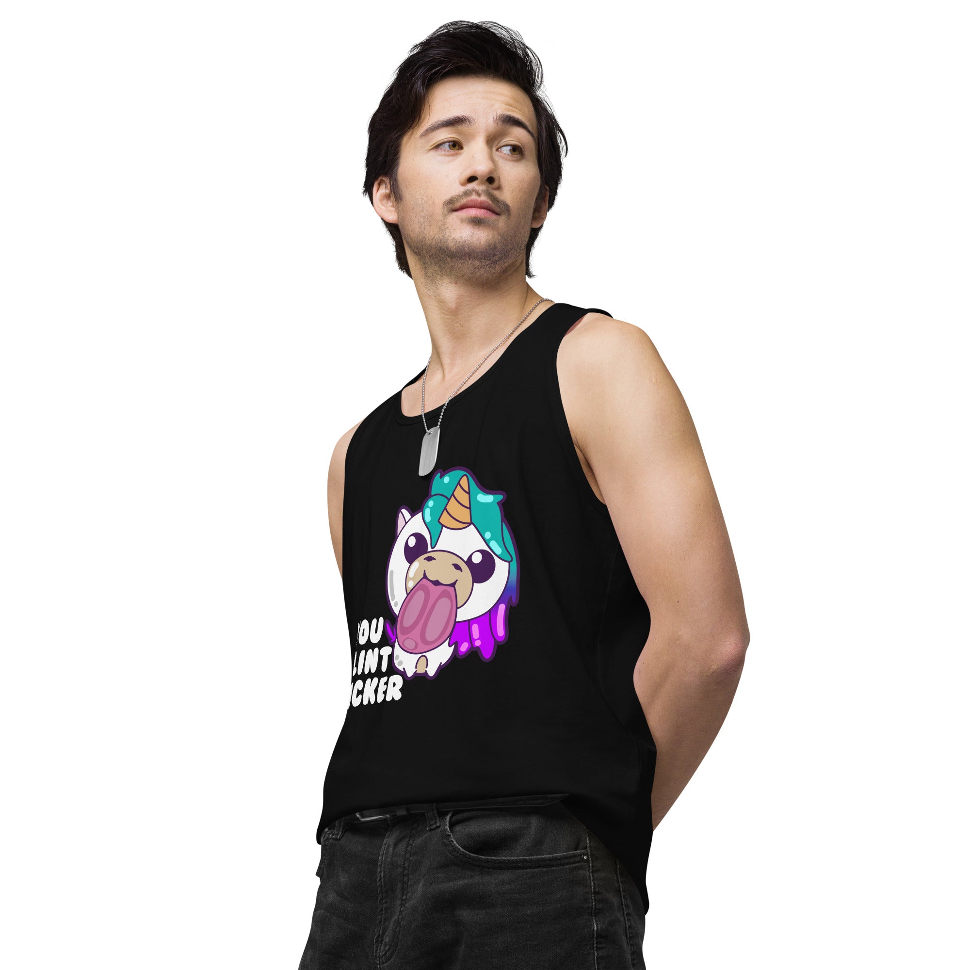 YOU LINT LICKER - Modded Premium Tank Top - ChubbleGumLLC