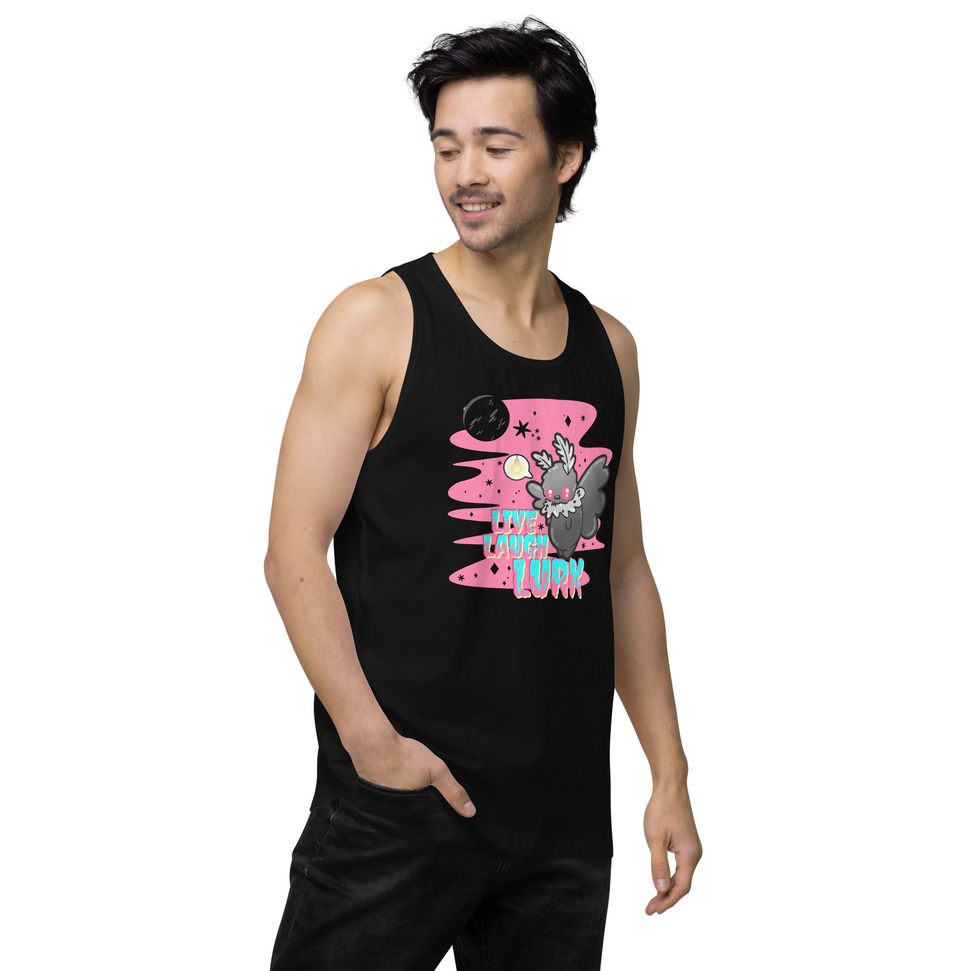 LIVE LAUGH LURK - Premium Tank Top - ChubbleGumLLC