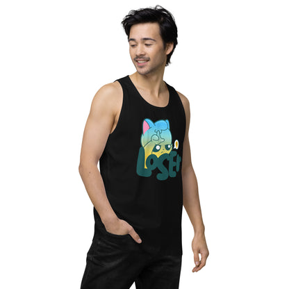 LOSER - Premium Tank Top - ChubbleGumLLC