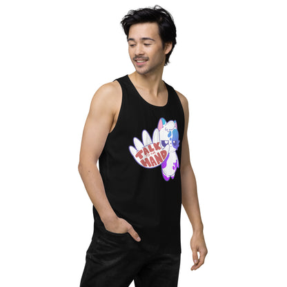 TALK TO THE HAND - Premium Tank Top - ChubbleGumLLC