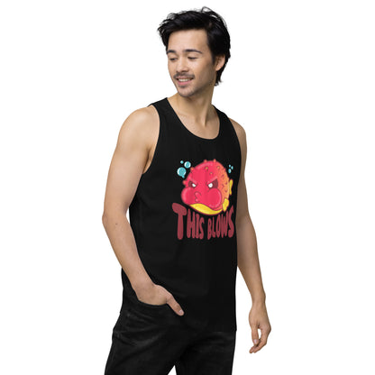 THIS BLOWS - Premium Tank Top - ChubbleGumLLC