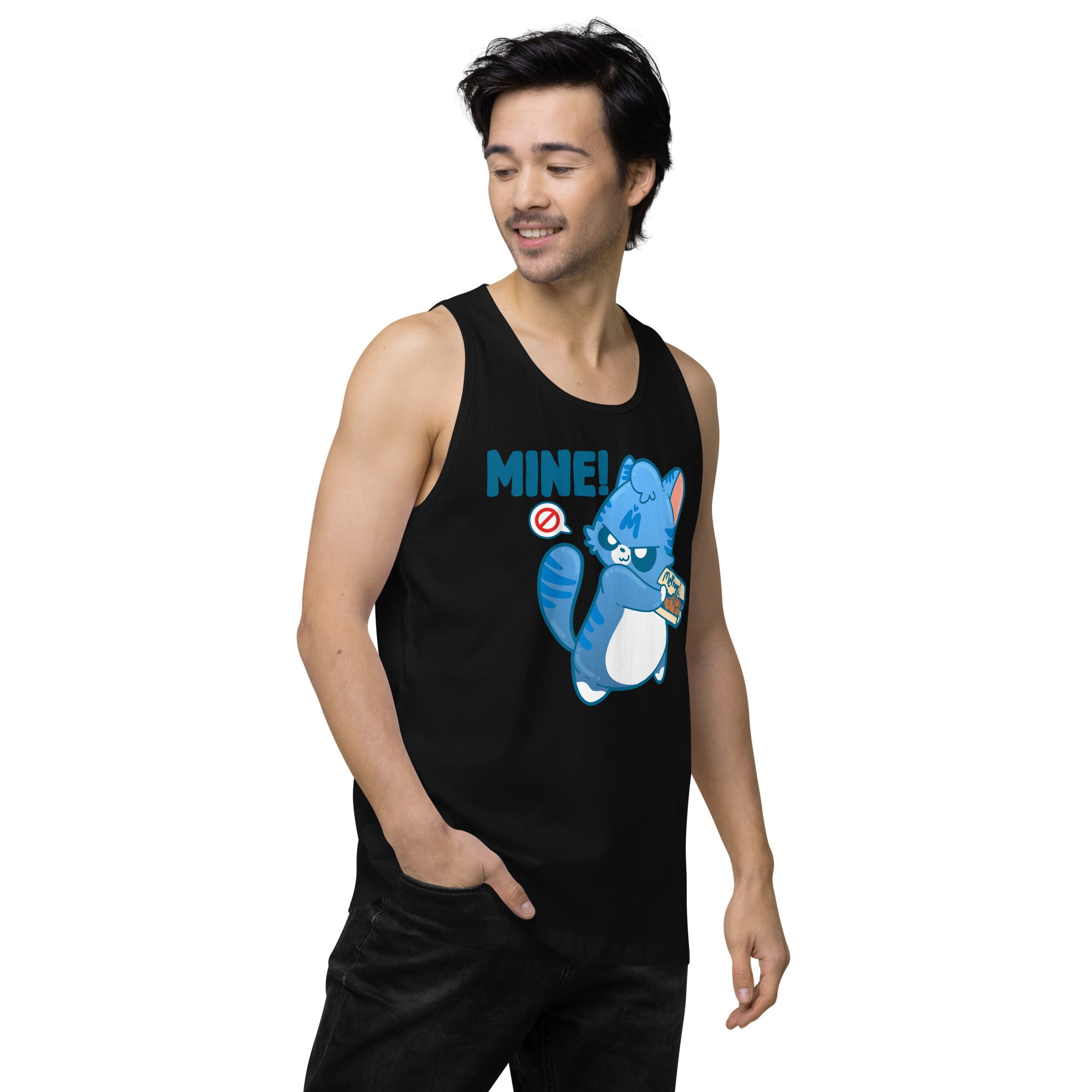 MINE - Premium Tank Top - ChubbleGumLLC