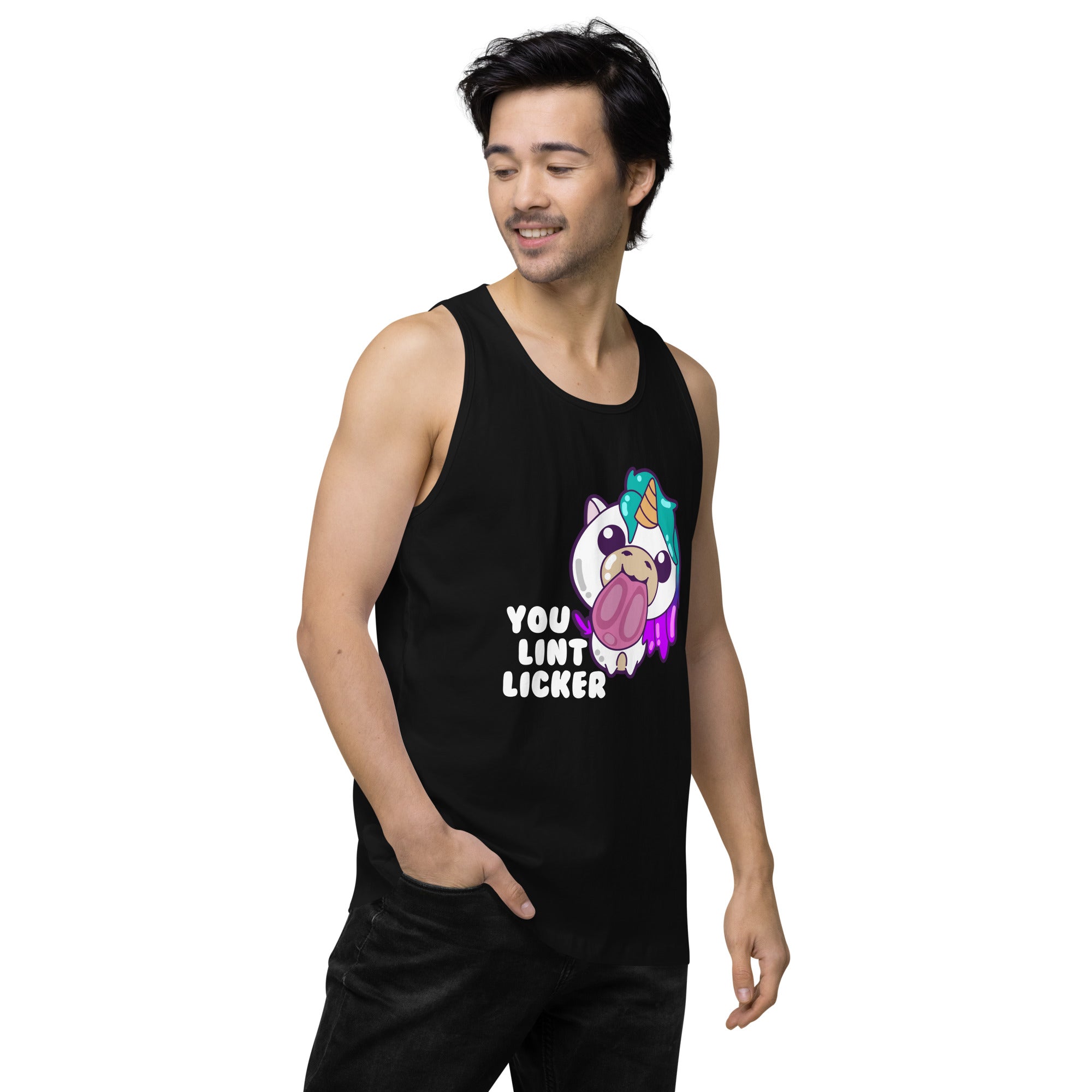 YOU LINT LICKER - Modded Premium Tank Top - ChubbleGumLLC