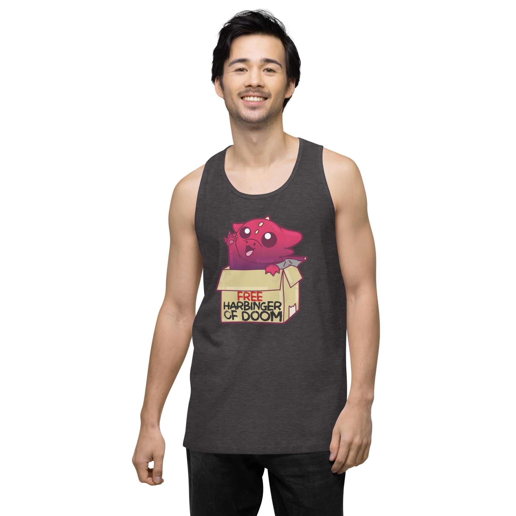 FREE HARBINGER OF DOOM - Premium Tank Top - ChubbleGumLLC